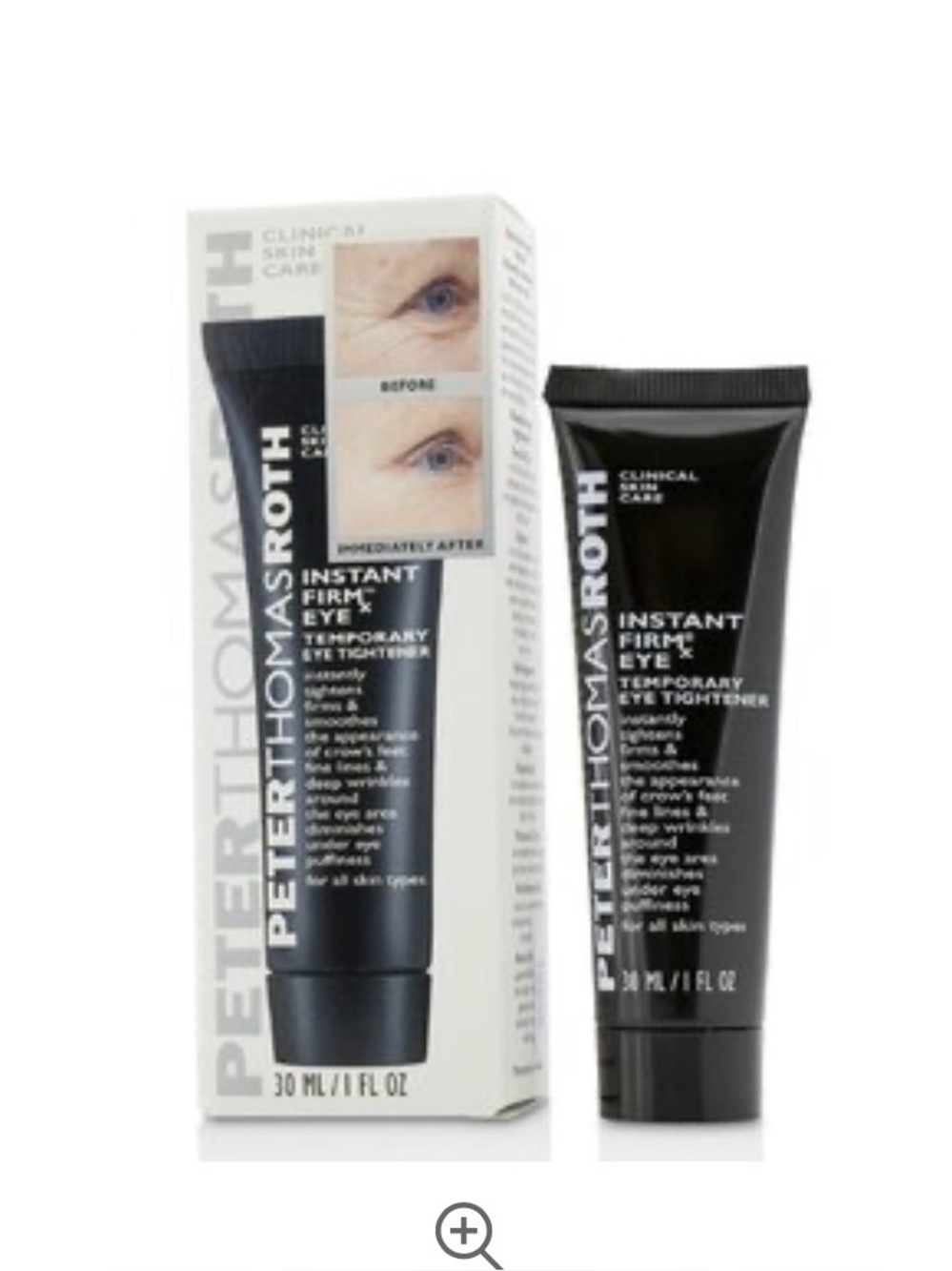 Peter Thomas Roth Instant FirmX Eye Tightener - Black and White Packaging